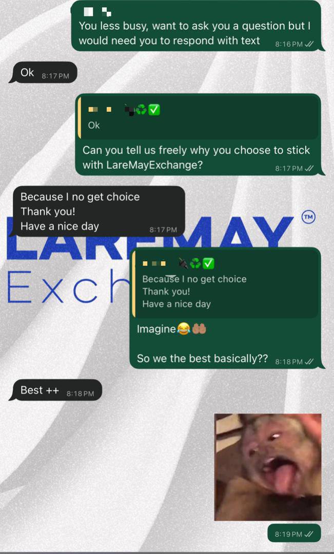 Customer testimonial 1